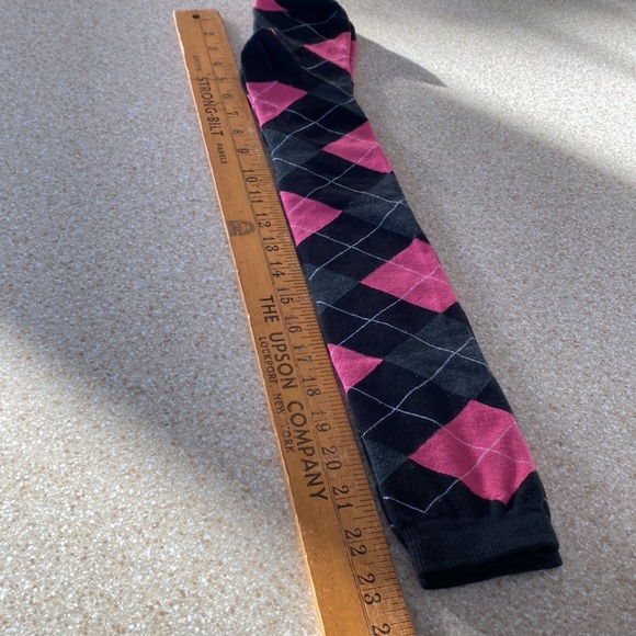 NEW LISTING Thigh High Argyle Print Socks - Picture 4 of 5